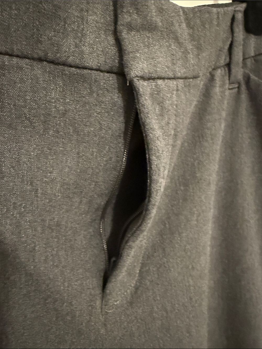 Old Navy High Rise Pixie Heather Charcoal Skinny Dress Pants - Picture 3 of 4